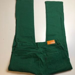 Enjoi Sundays Slim Fit Green Jeans Mens Size 34
